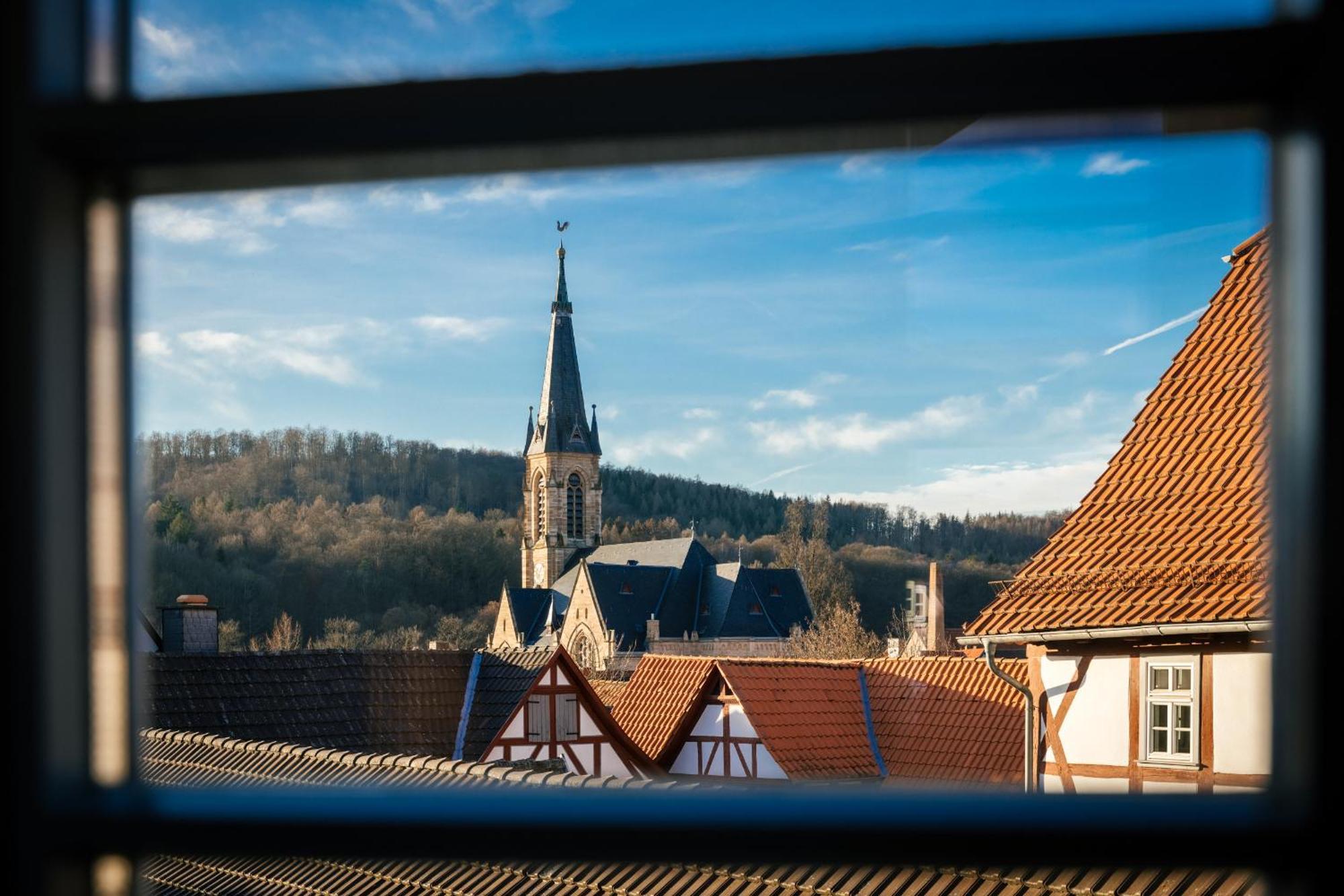 Hotel Zum Schwan Wanfried Exteriér fotografie